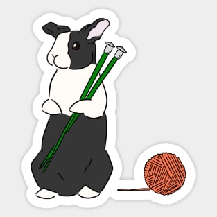 what're we knitting (no text) Sticker